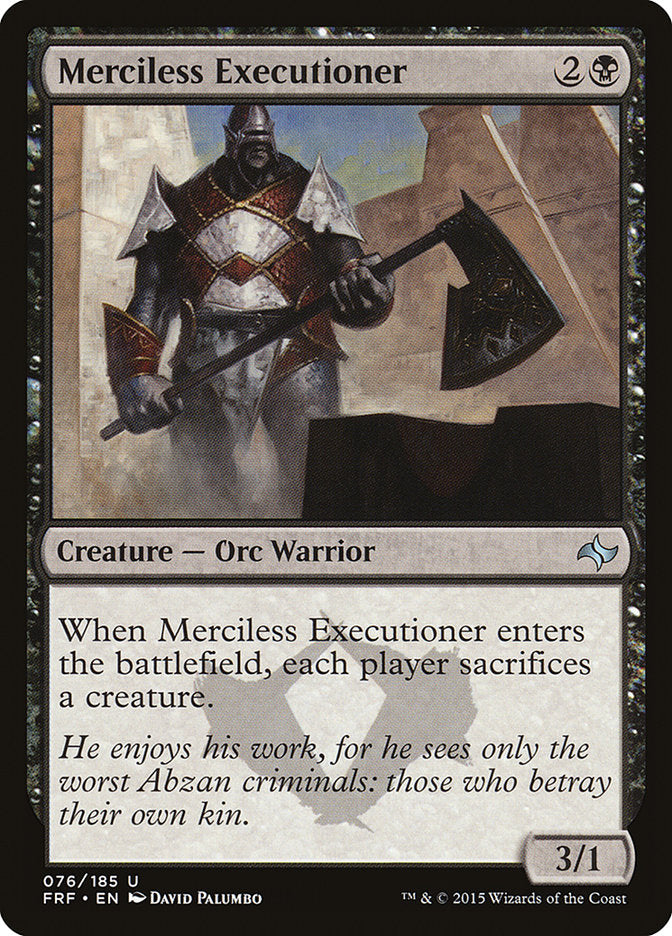 Merciless Executioner [Fate Reforged] | Grognard Games