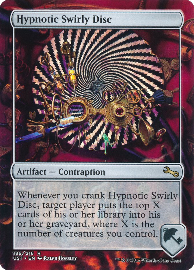 Hypnotic Swirly Disc [Unstable] | Grognard Games