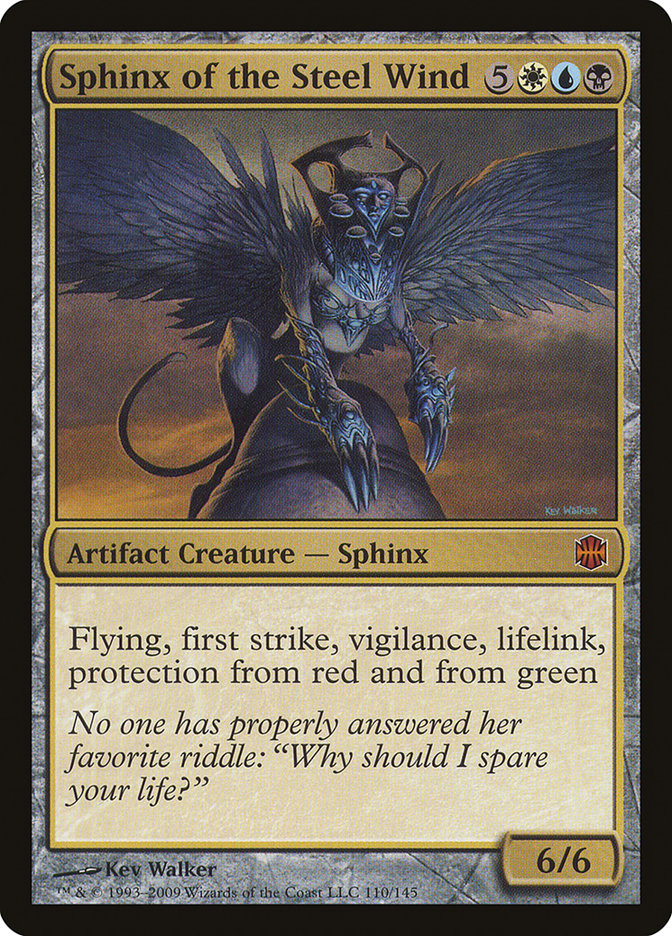 Sphinx of the Steel Wind [Alara Reborn] | Grognard Games