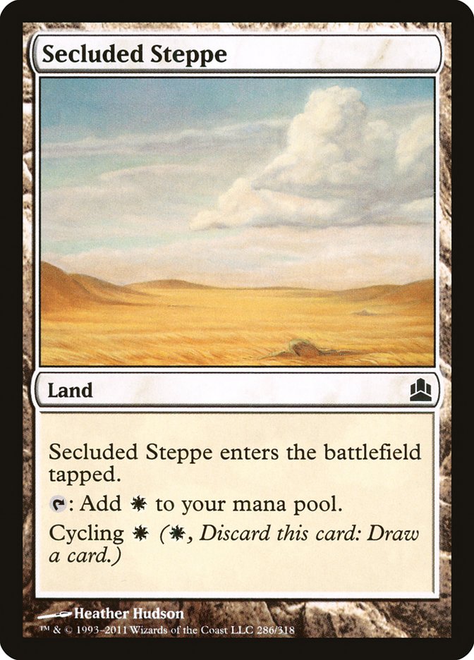 Secluded Steppe [Commander 2011] | Grognard Games