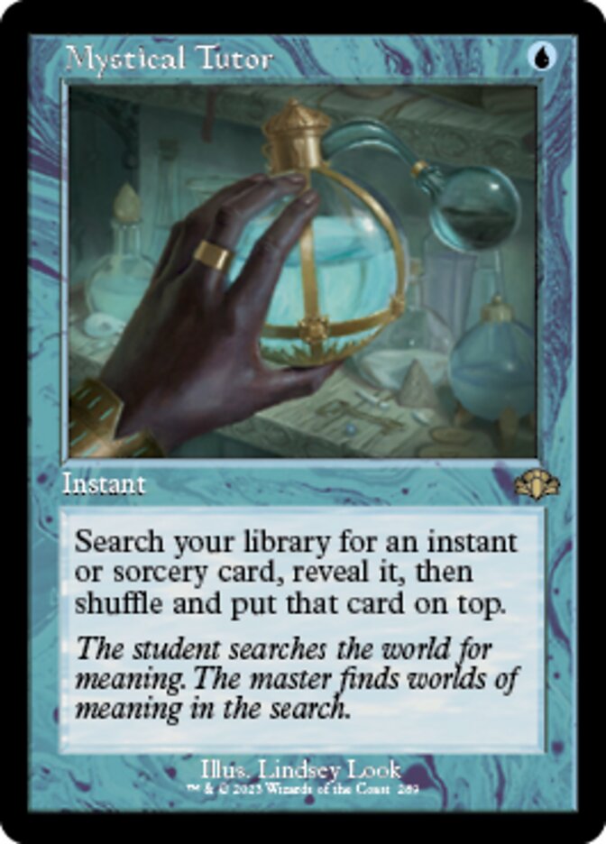 Mystical Tutor (Retro) [Dominaria Remastered] | Grognard Games