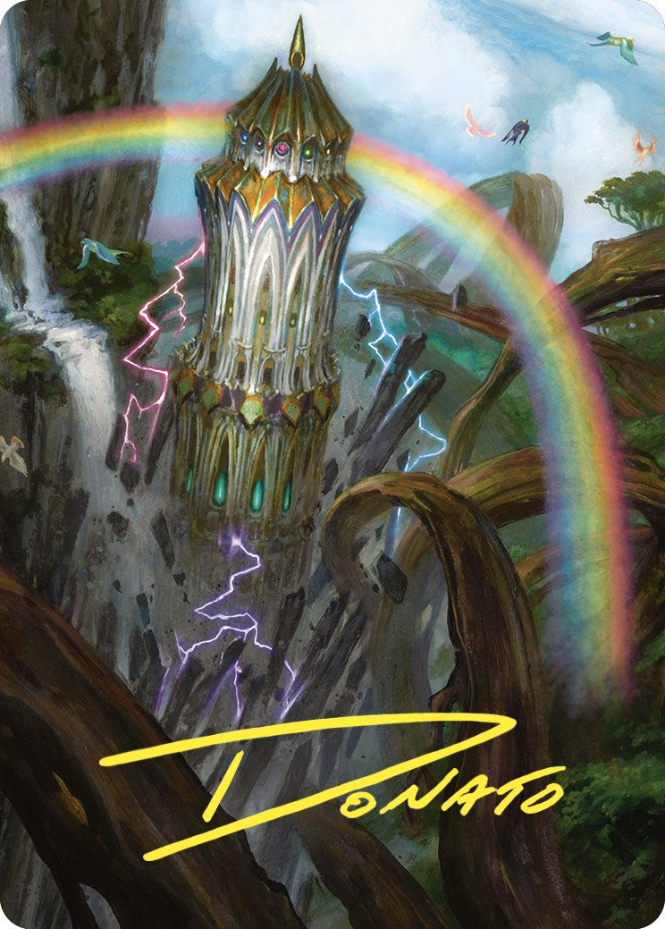 Command Tower Art Card (Gold-Stamped Signature) [Commander Masters Art Series] | Grognard Games