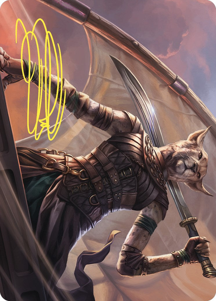 Mirri, Weatherlight Duelist Art Card (Gold-Stamped Signature) [Commander Masters Art Series] | Grognard Games