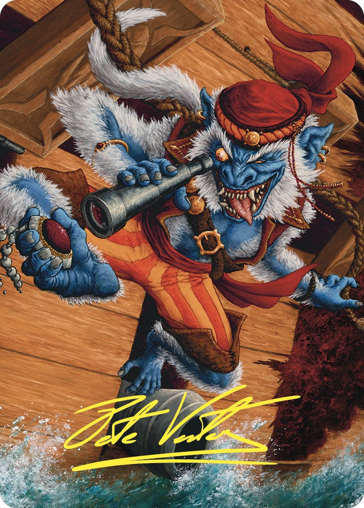 Treasure Nabber Art Card (Gold-Stamped Signature) [Commander Masters Art Series] | Grognard Games
