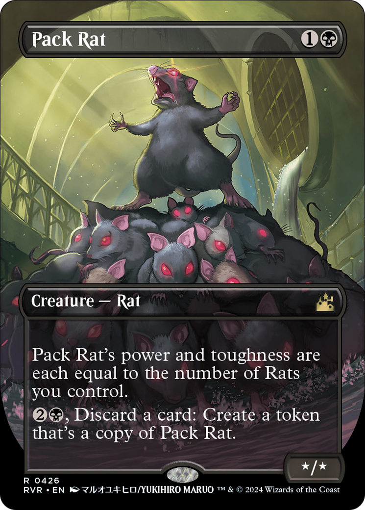Pack Rat (Anime Borderless) [Ravnica Remastered] | Grognard Games