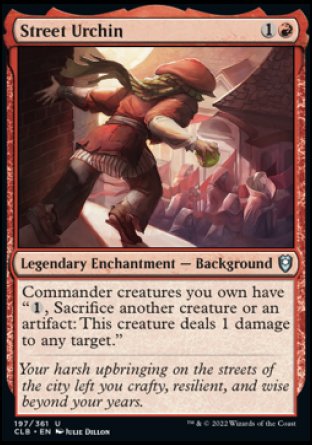 Street Urchin [Commander Legends: Battle for Baldur's Gate] | Grognard Games