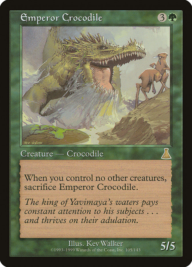 Emperor Crocodile [Urza's Destiny] | Grognard Games