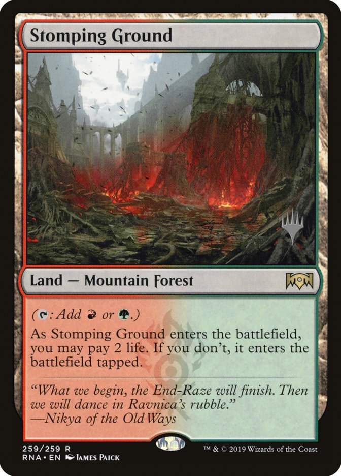 Stomping Ground (Promo Pack) [Ravnica Allegiance Promos] | Grognard Games