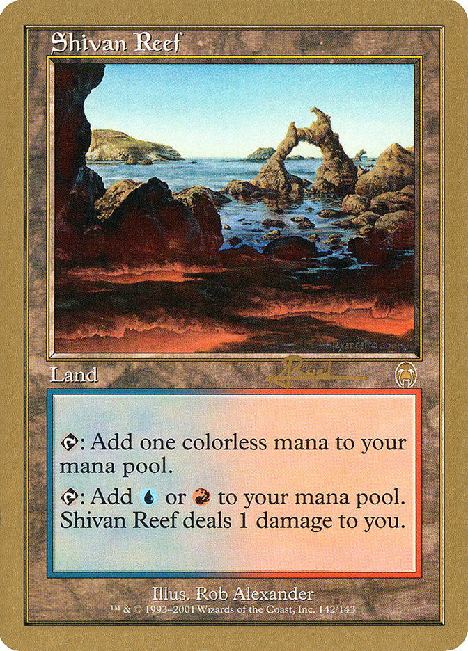 Shivan Reef (Antoine Ruel) [World Championship Decks 2001] | Grognard Games