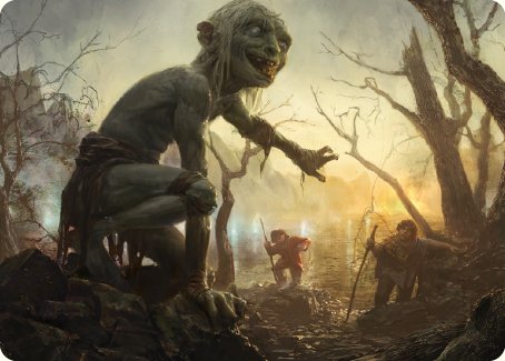 Smeagol, Helpful Guide Art Card [The Lord of the Rings: Tales of Middle-earth Art Series] | Grognard Games