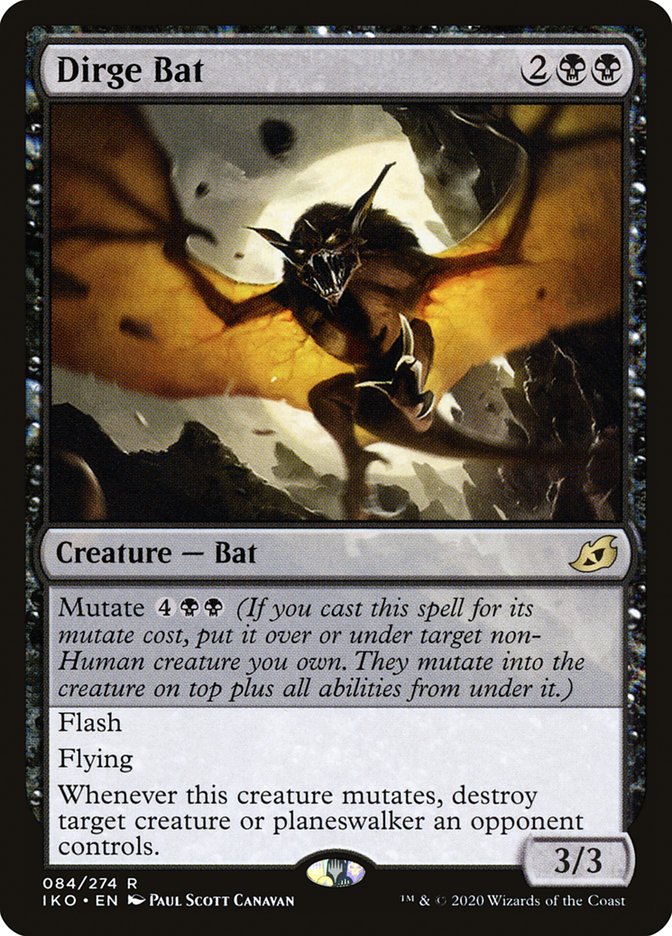 Dirge Bat [Ikoria: Lair of Behemoths] | Grognard Games