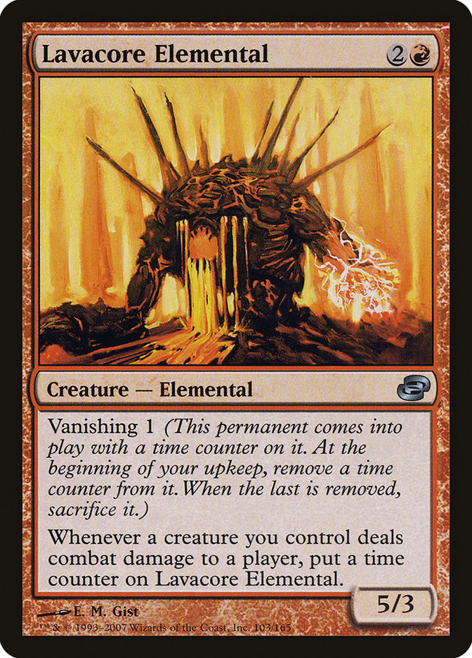 Lavacore Elemental [Planar Chaos] | Grognard Games