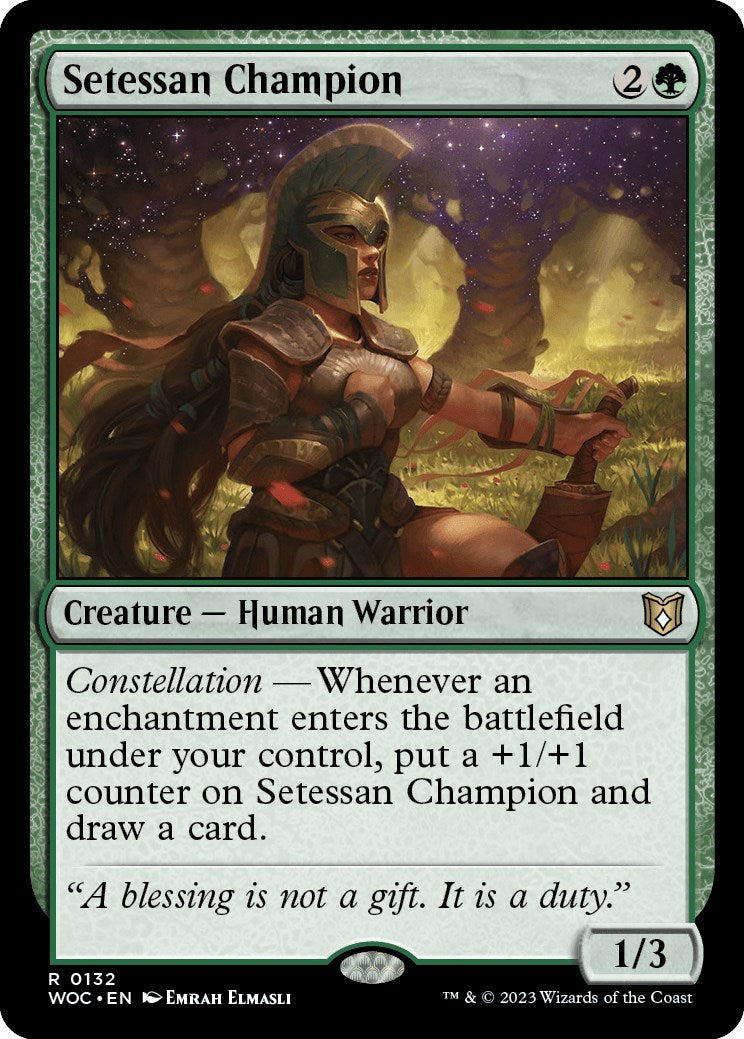 Setessan Champion [Wilds of Eldraine Commander] | Grognard Games