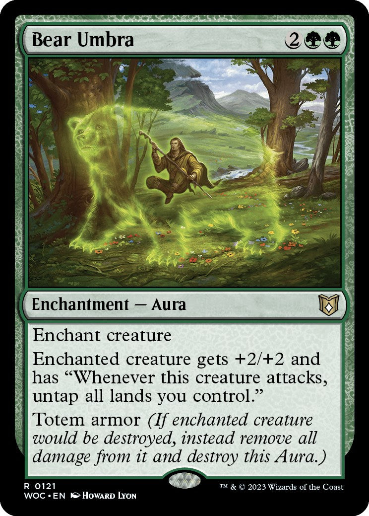 Bear Umbra [Wilds of Eldraine Commander] | Grognard Games