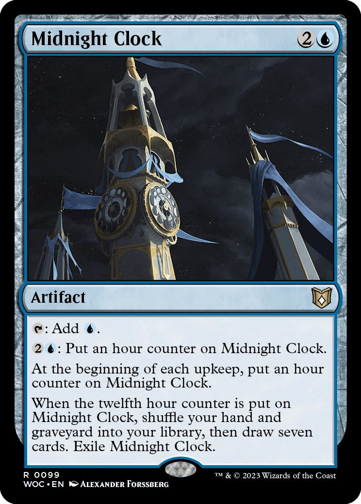 Midnight Clock [Wilds of Eldraine Commander] | Grognard Games