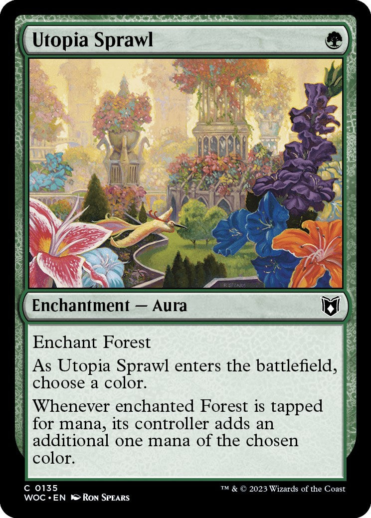 Utopia Sprawl [Wilds of Eldraine Commander] | Grognard Games