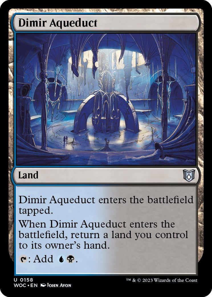 Dimir Aqueduct [Wilds of Eldraine Commander] | Grognard Games