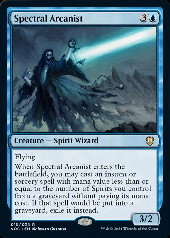 Spectral Arcanist [Innistrad: Crimson Vow Commander] | Grognard Games