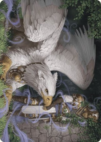 Dutiful Griffin Art Card [Wilds of Eldraine Art Series] | Grognard Games