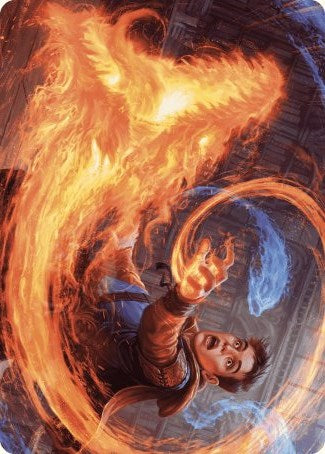 Frantic Firebolt Art Card [Wilds of Eldraine Art Series] | Grognard Games