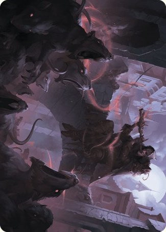 Gnawing Crescendo Art Card [Wilds of Eldraine Art Series] | Grognard Games