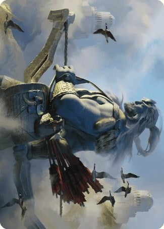 Skybeast Tracker Art Card [Wilds of Eldraine Art Series] | Grognard Games