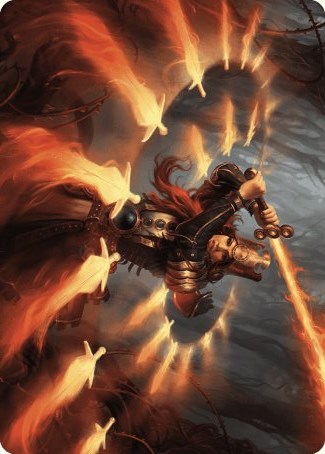 Heartflame Duelist Art Card [Wilds of Eldraine Art Series] | Grognard Games