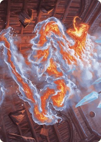Scalding Viper Art Card [Wilds of Eldraine Art Series] | Grognard Games