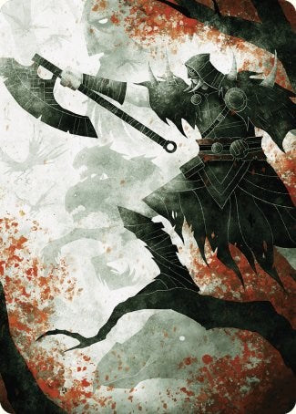 Garruk's Uprising Art Card [Wilds of Eldraine Art Series] | Grognard Games