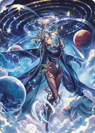 Omniscience Anime Art Card [Wilds of Eldraine Art Series] | Grognard Games