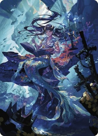 Rhystic Study Art Card [Wilds of Eldraine Art Series] | Grognard Games