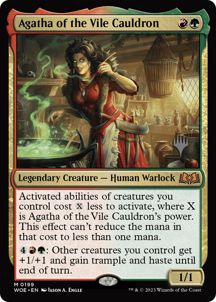 Agatha of the Vile Cauldron (Promo Pack) [Wilds of Eldraine Promos] | Grognard Games