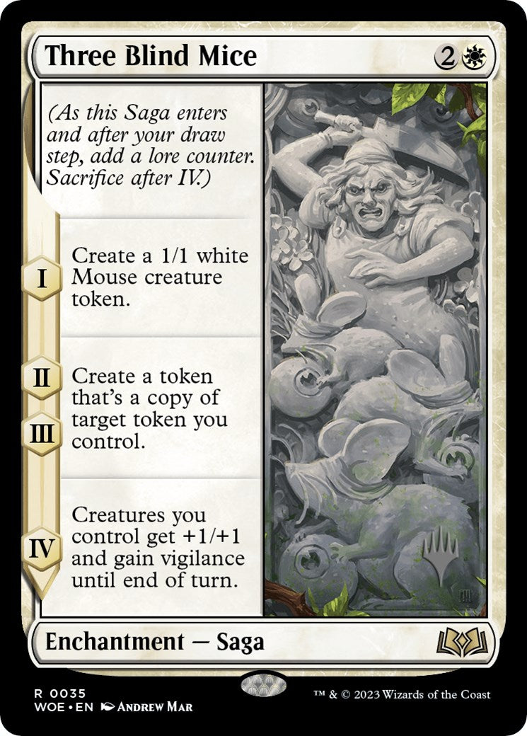 Three Blind Mice (Promo Pack) [Wilds of Eldraine Promos] | Grognard Games