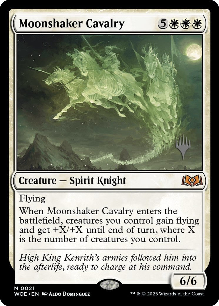 Moonshaker Cavalry (Promo Pack) [Wilds of Eldraine Promos] | Grognard Games