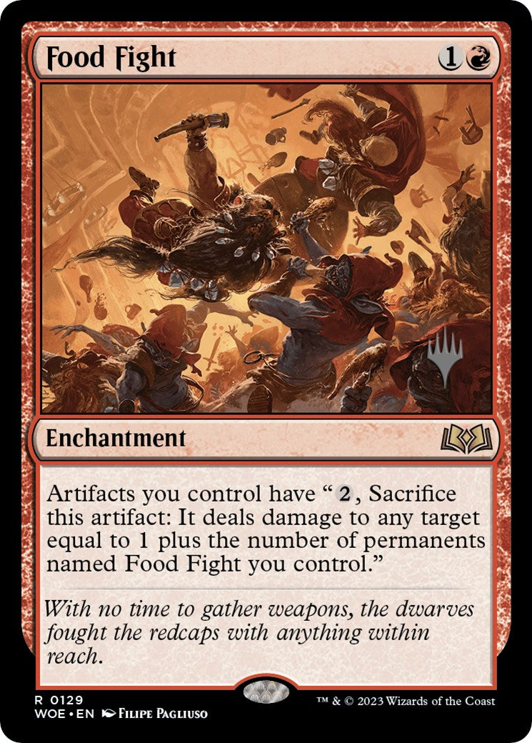 Food Fight (Promo Pack) [Wilds of Eldraine Promos] | Grognard Games