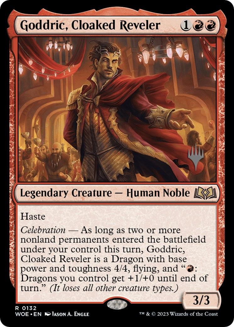 Goddric, Cloaked Reveler (Promo Pack) [Wilds of Eldraine Promos] | Grognard Games