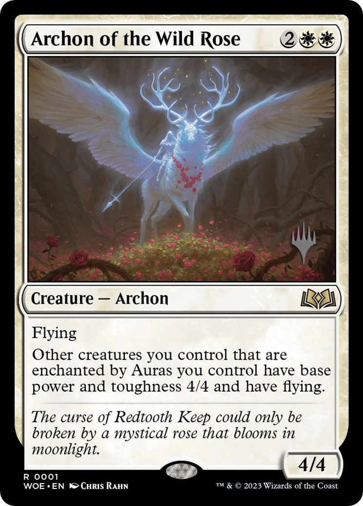 Archon of the Wild Rose (Promo Pack) [Wilds of Eldraine Promos] | Grognard Games