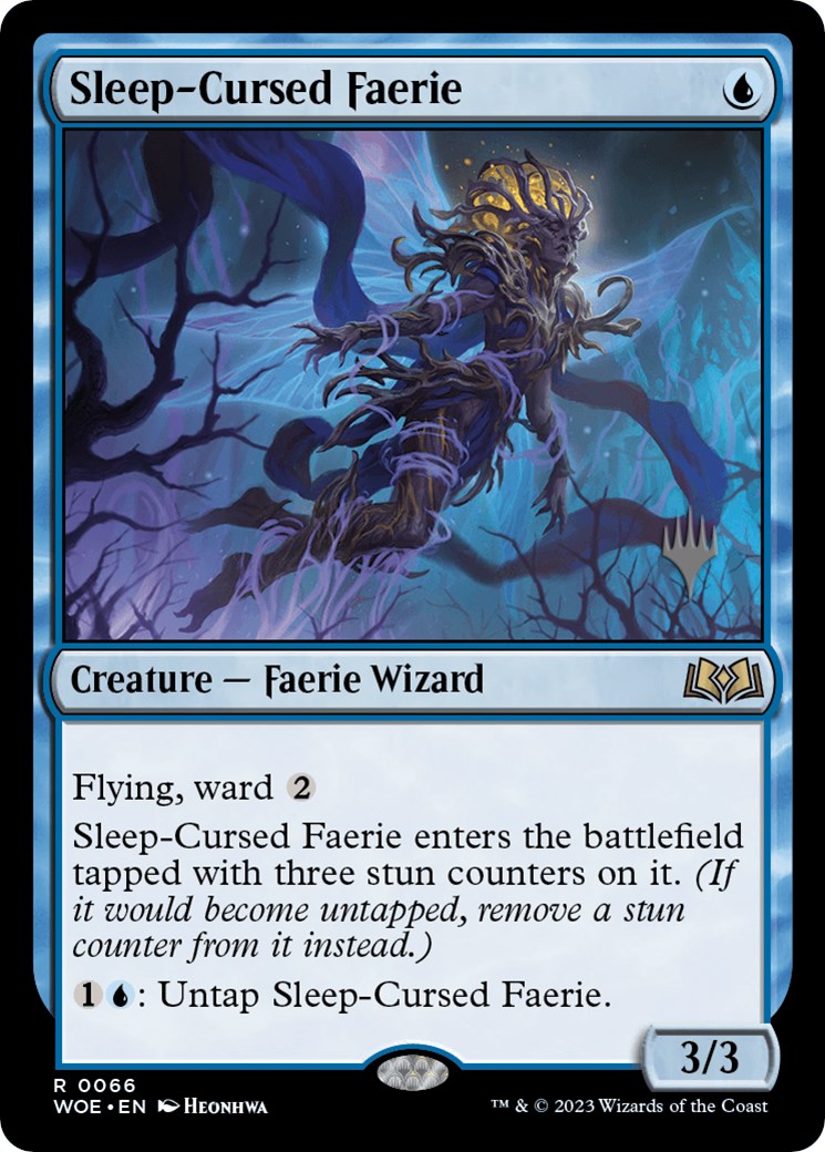 Sleep-Cursed Faerie (Promo Pack) [Wilds of Eldraine Promos] | Grognard Games