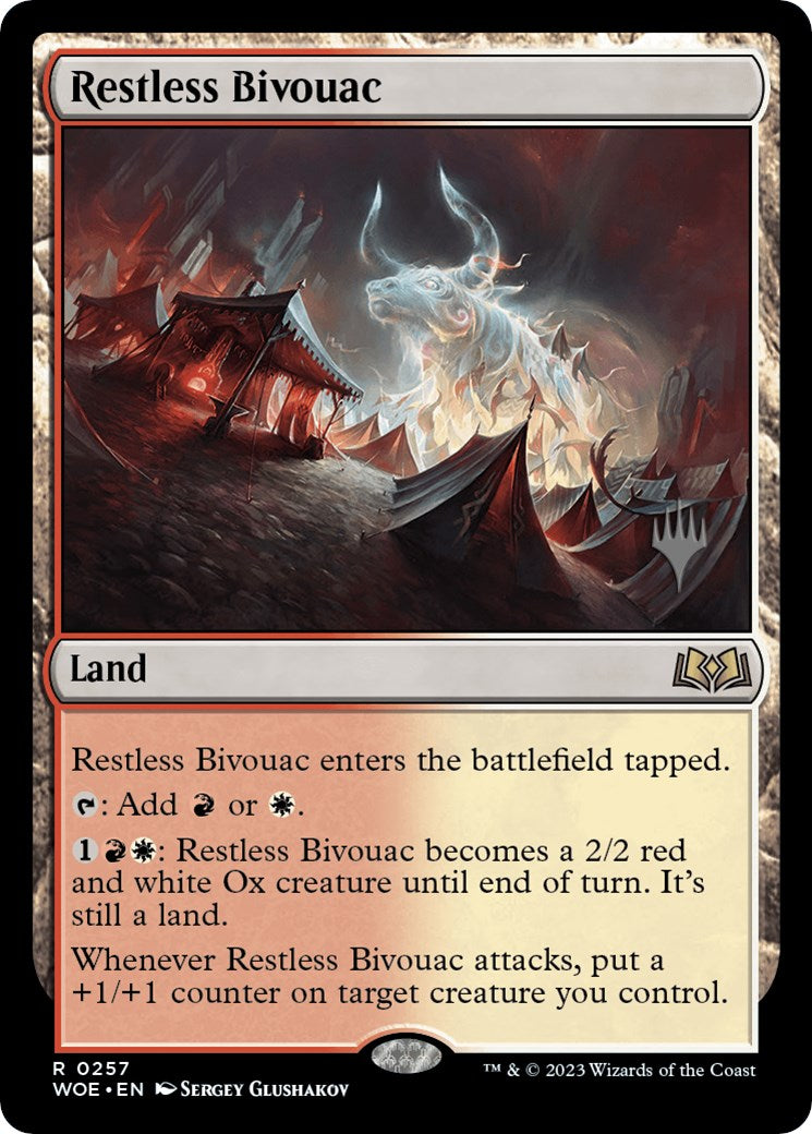 Restless Bivouac (Promo Pack) [Wilds of Eldraine Promos] | Grognard Games