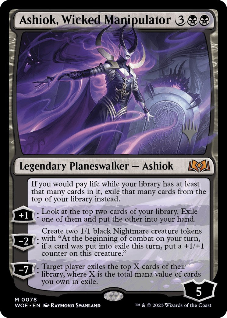 Ashiok, Wicked Manipulator (Promo Pack) [Wilds of Eldraine Promos] | Grognard Games