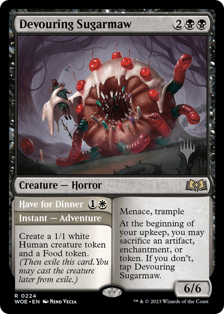 Devouring Sugarmaw // Have for Dinner(Promo Pack) [Wilds of Eldraine Promos] | Grognard Games