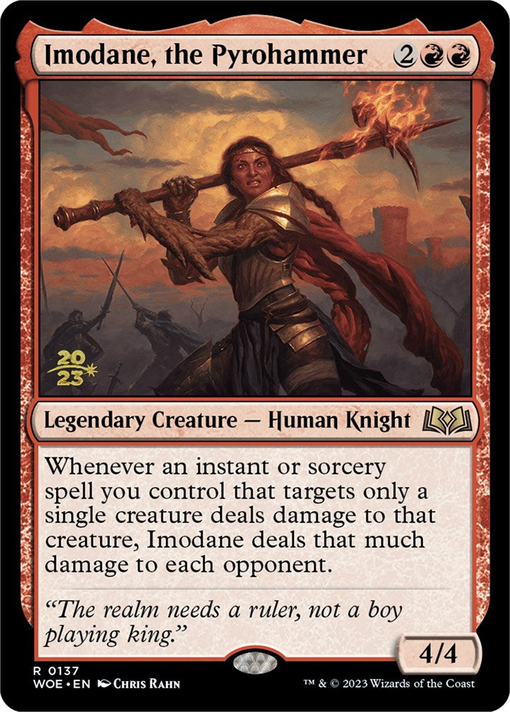 Imodane, the Pyrohammer [Wilds of Eldraine Prerelease Promos] | Grognard Games