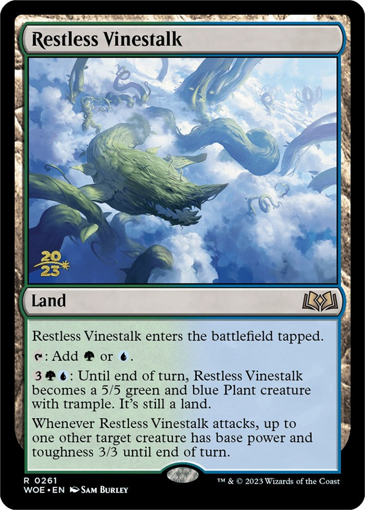 Restless Vinestalk [Wilds of Eldraine Prerelease Promos] | Grognard Games