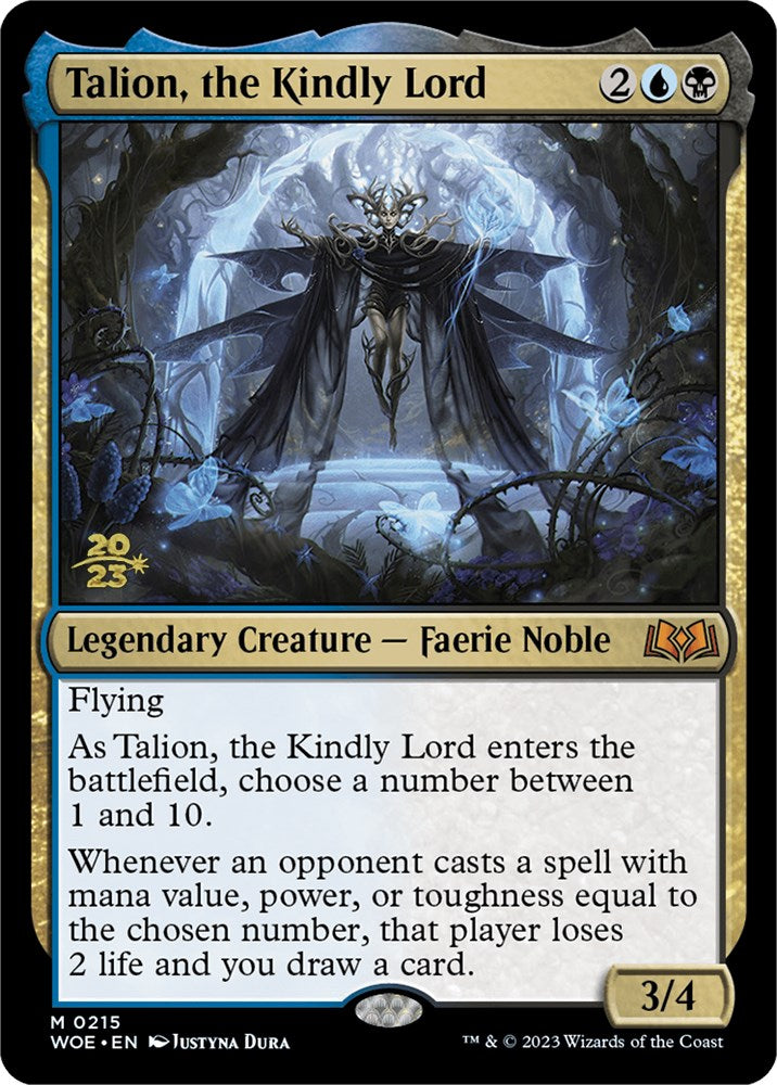 Talion, the Kindly Lord [Wilds of Eldraine Prerelease Promos] | Grognard Games