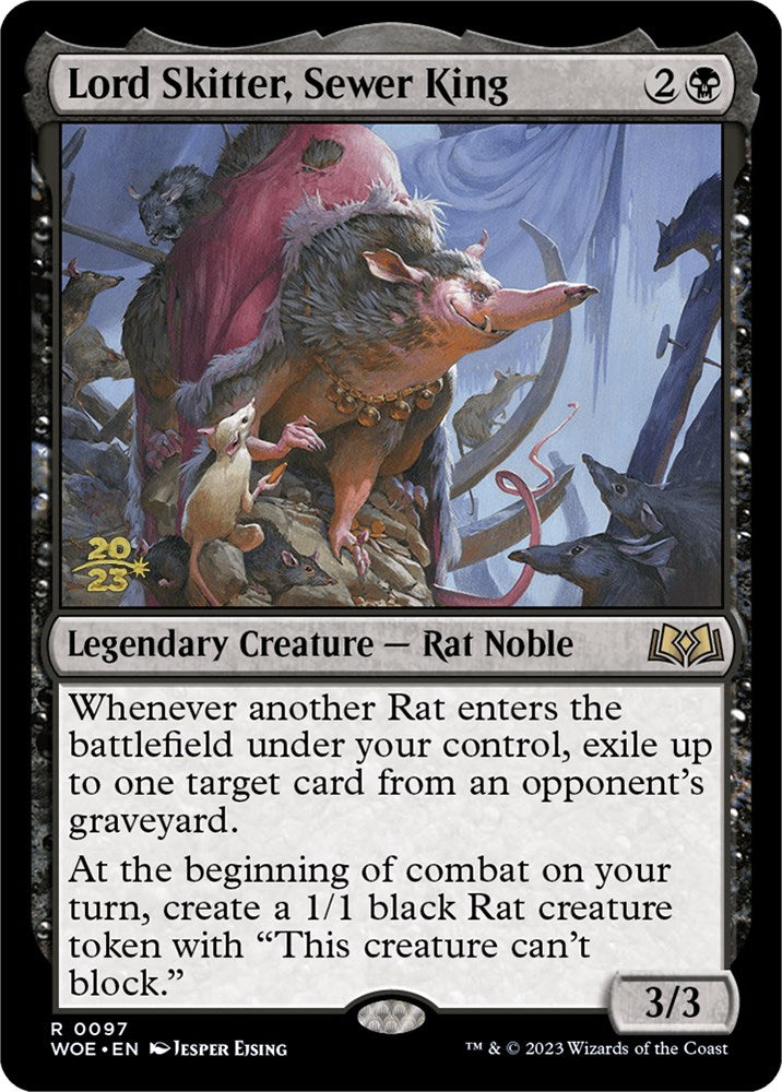 Lord Skitter, Sewer King [Wilds of Eldraine Prerelease Promos] | Grognard Games