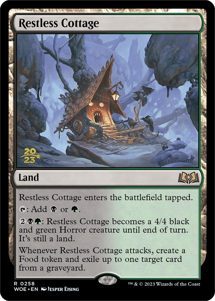 Restless Cottage [Wilds of Eldraine Prerelease Promos] | Grognard Games