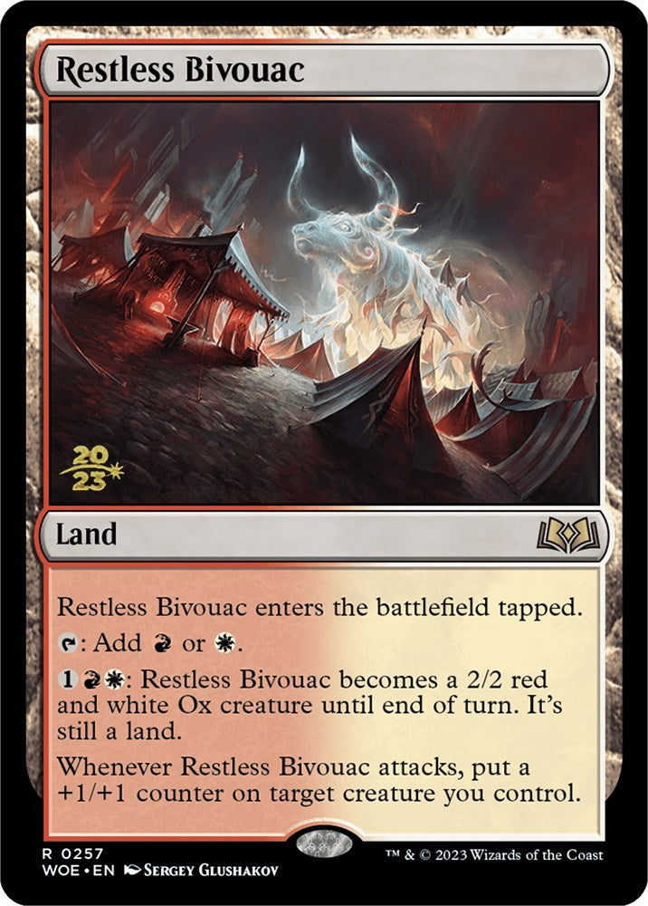 Restless Bivouac [Wilds of Eldraine Prerelease Promos] | Grognard Games