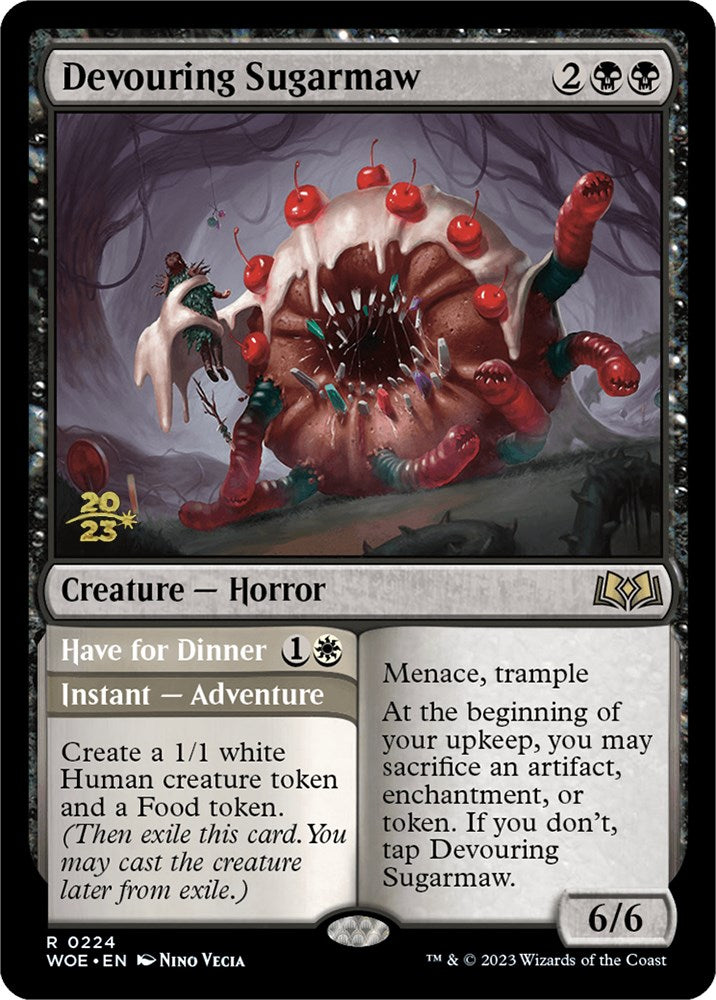 Devouring Sugarmaw // Have for Dinner(Promo Pack) [Wilds of Eldraine Promos] | Grognard Games