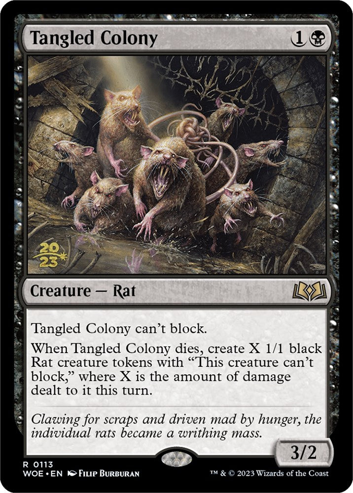 Tangled Colony [Wilds of Eldraine Prerelease Promos] | Grognard Games