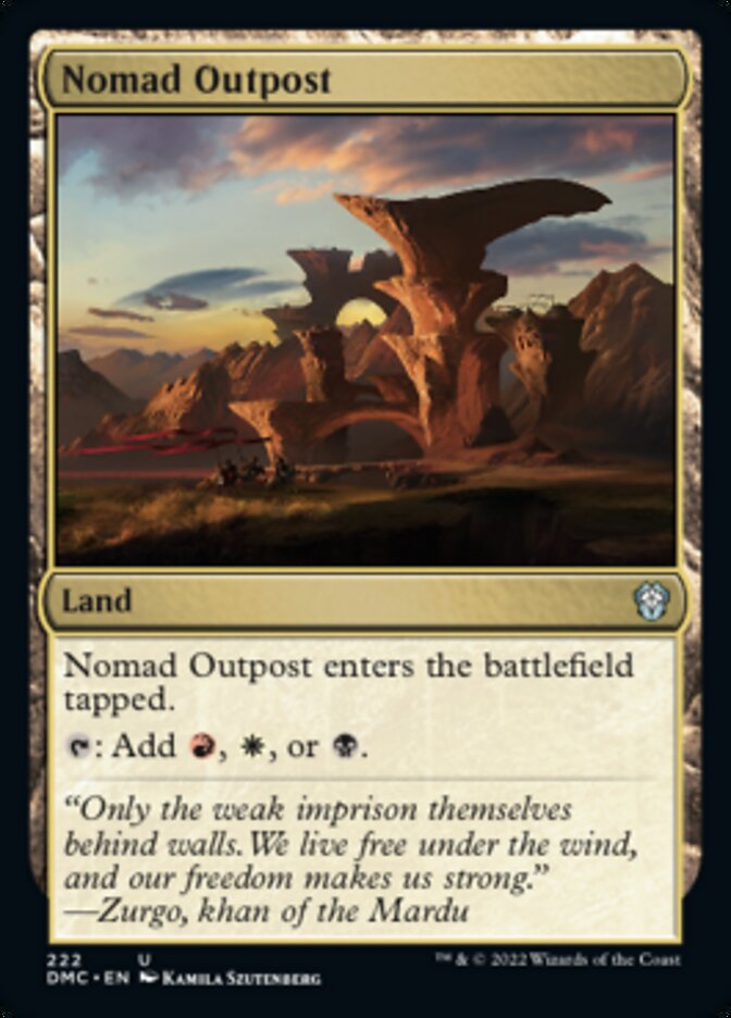 Nomad Outpost [Dominaria United Commander] | Grognard Games